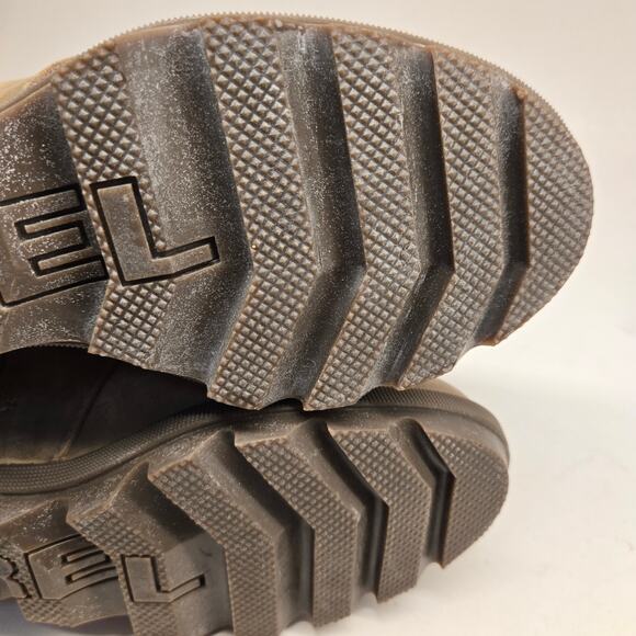 NWT Sorel Joan of Arctic Wedge II Chelsea Boot Brown Tan Lug Sole Waterproof, 8 - Picture 6 of 8